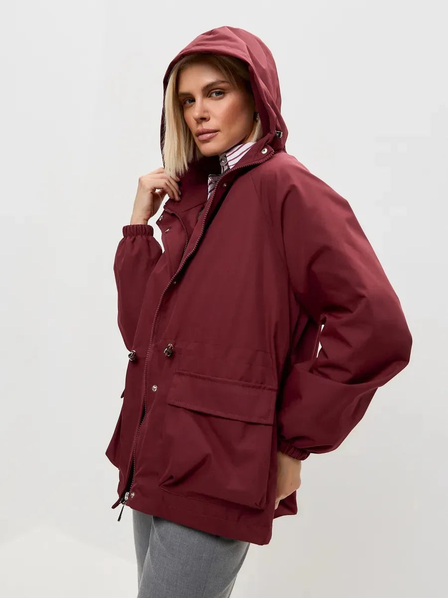 Ottilie hooded rain jacket - view 11