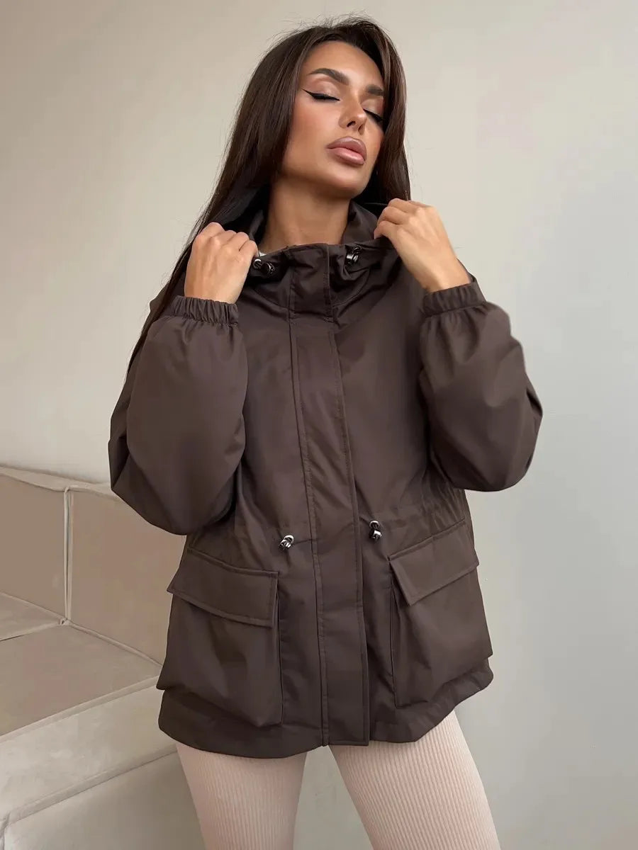 Ottilie hooded rain jacket - view 8