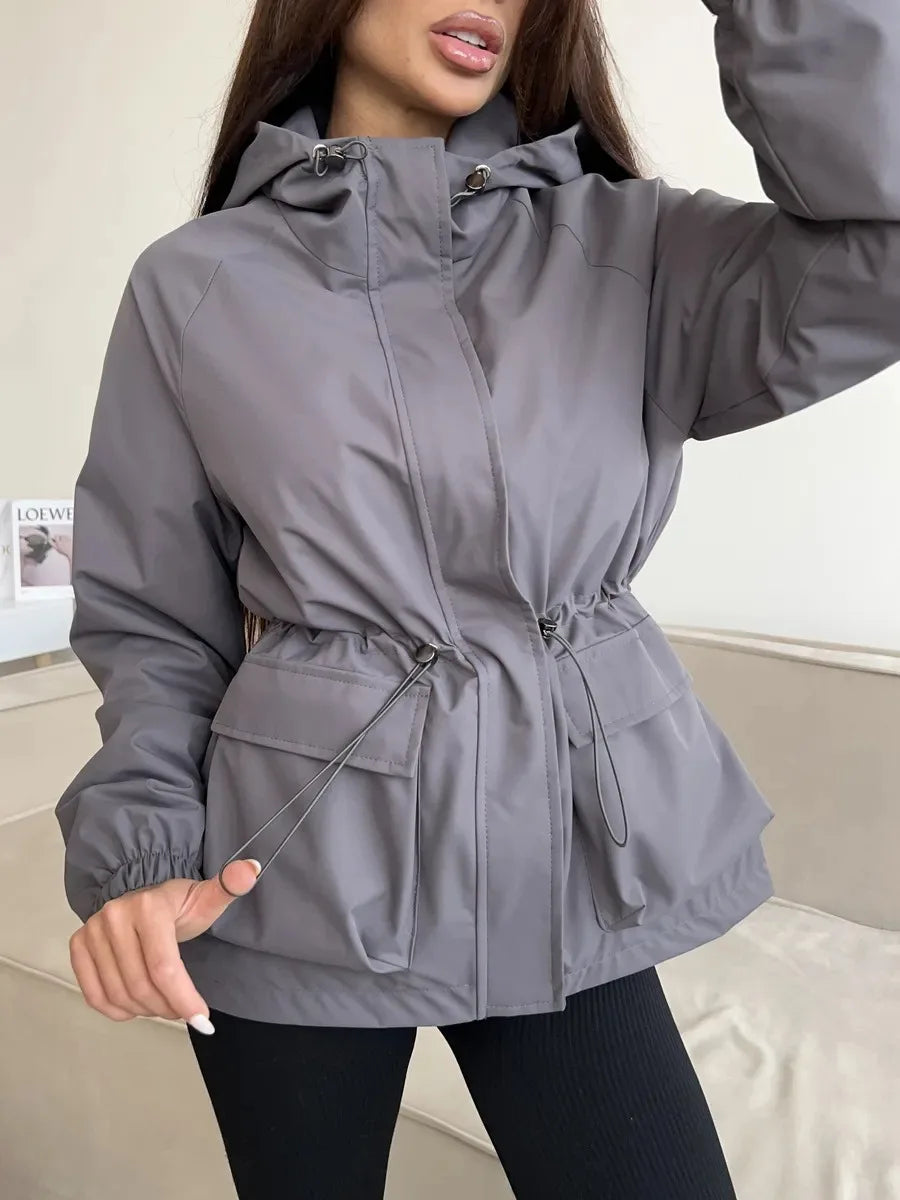 Ottilie hooded rain jacket - view 9