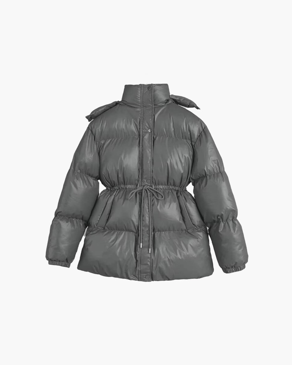 Hattie hooded drawcord puffer coat - view 11