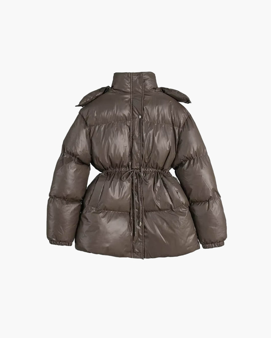 Hattie hooded drawcord puffer coat - view 14
