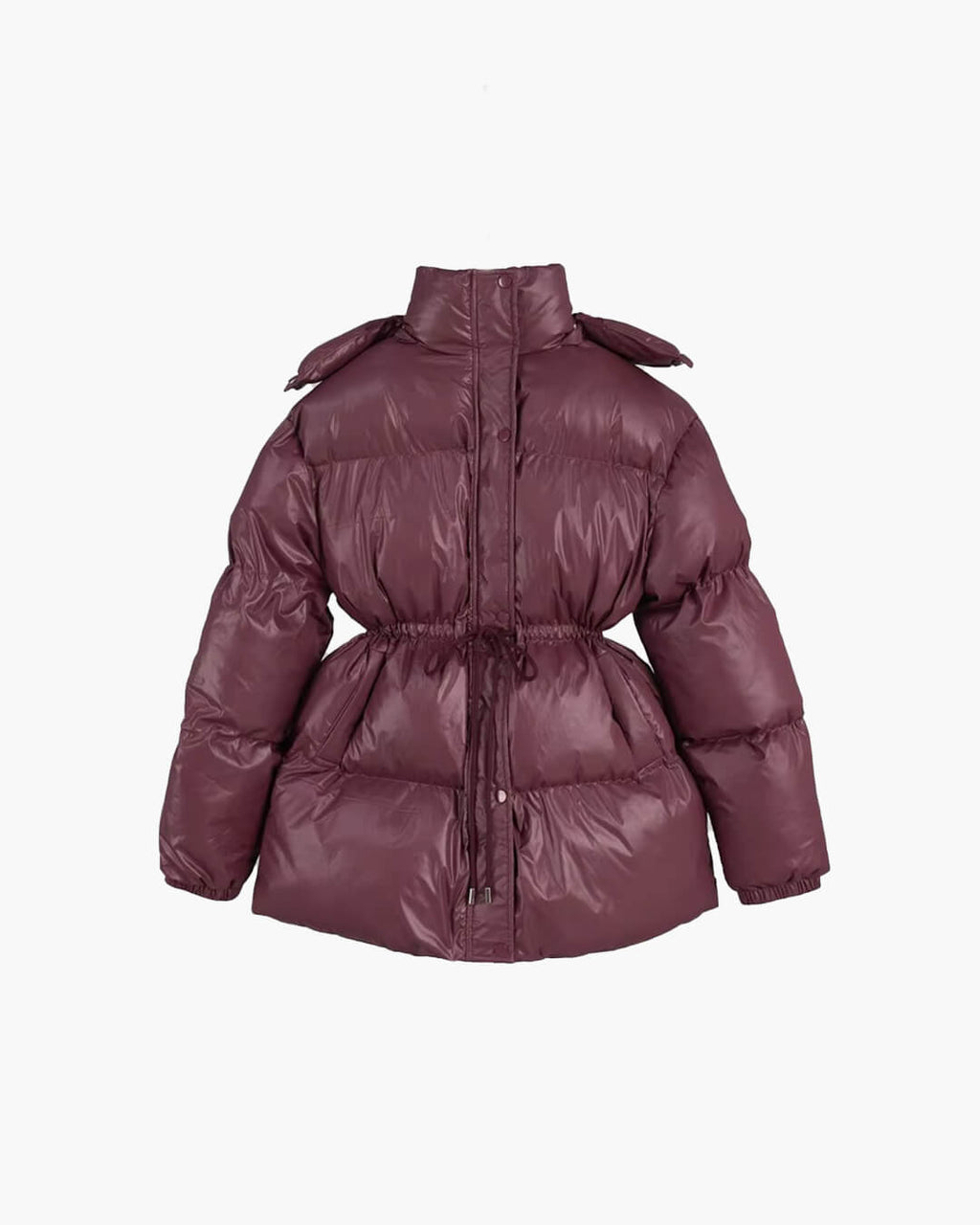 Hattie hooded drawcord puffer coat - view 6
