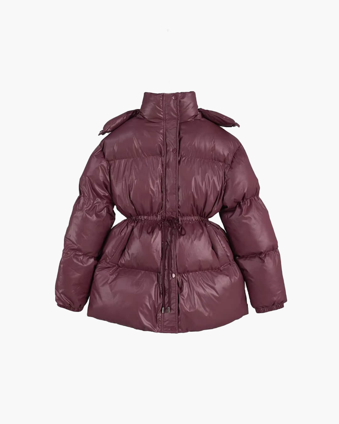 Hattie hooded drawcord puffer coat - view 6