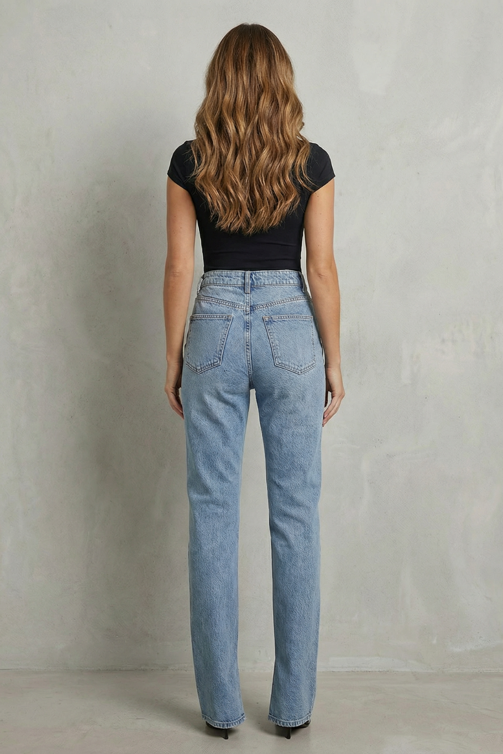 Nell cross waist flare jeans - view 4