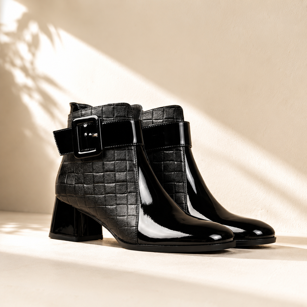 Ursula quilted panel ankle boots - view 15