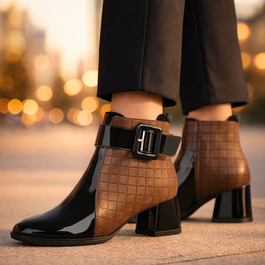 Ursula quilted panel ankle boots - view 3