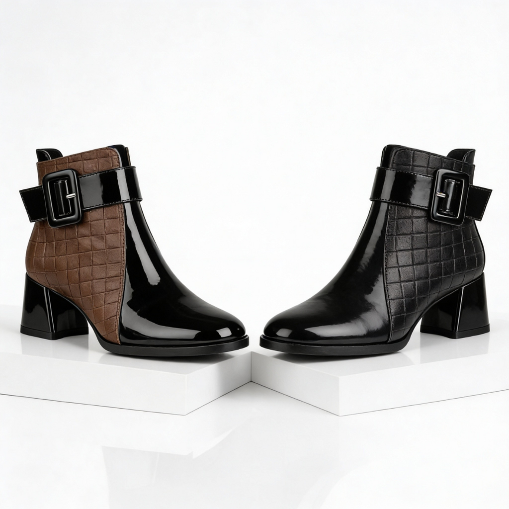 Ursula quilted panel ankle boots - view 6