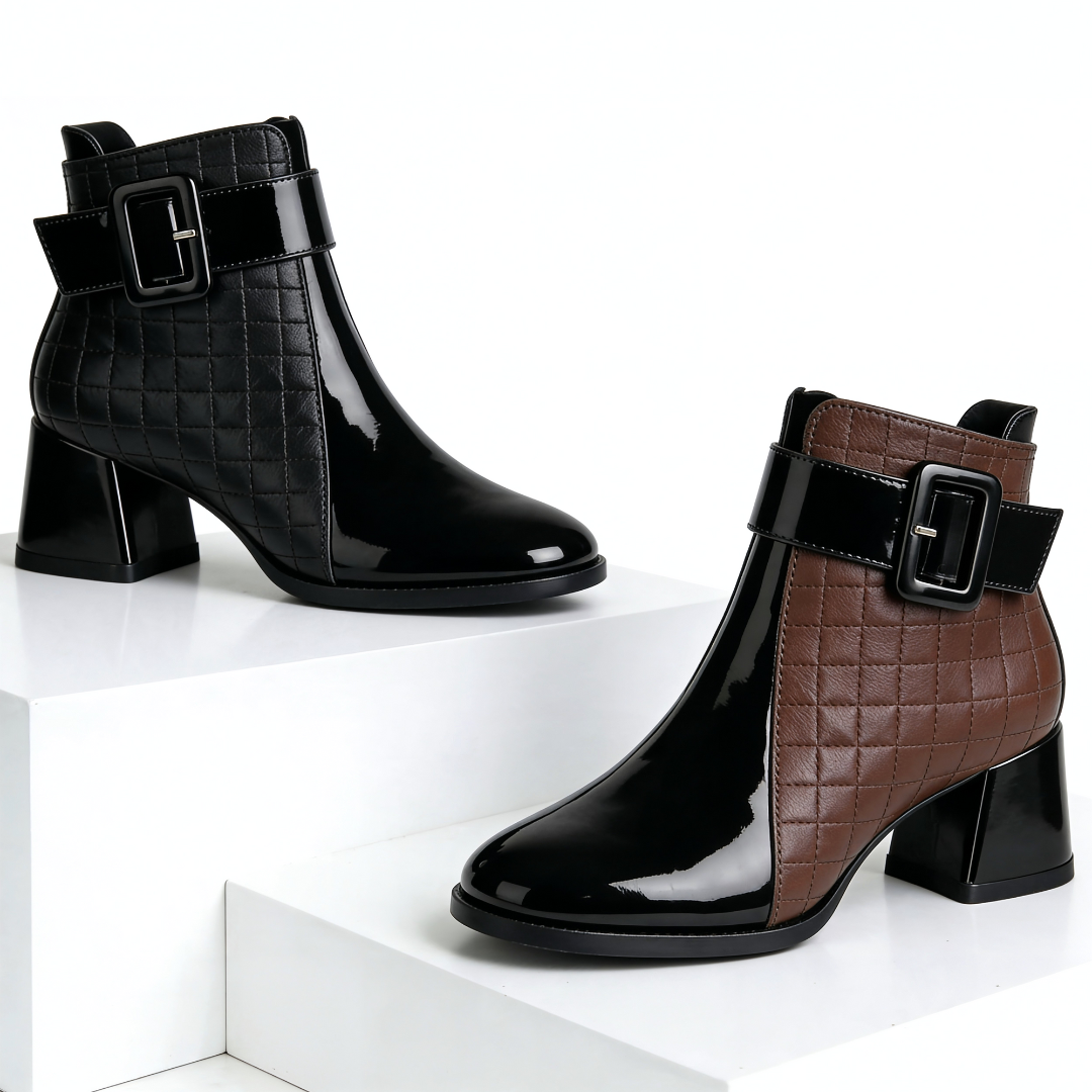 Ursula quilted panel ankle boots - view 7