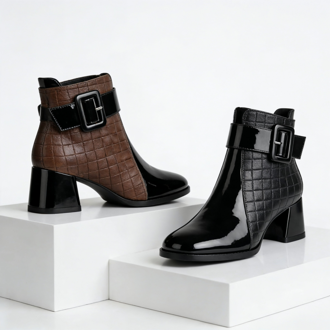 Ursula quilted panel ankle boots - view 8