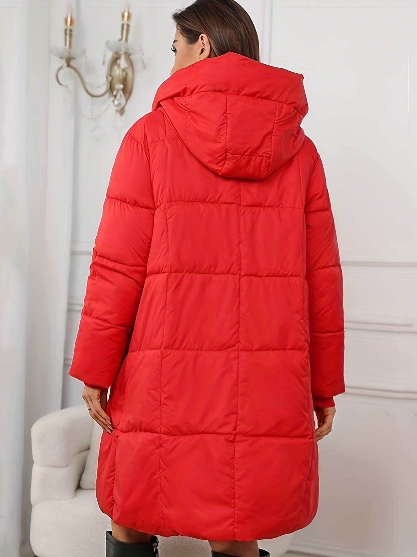 Rosalie | Mid Length Hooded Puffer Jacket