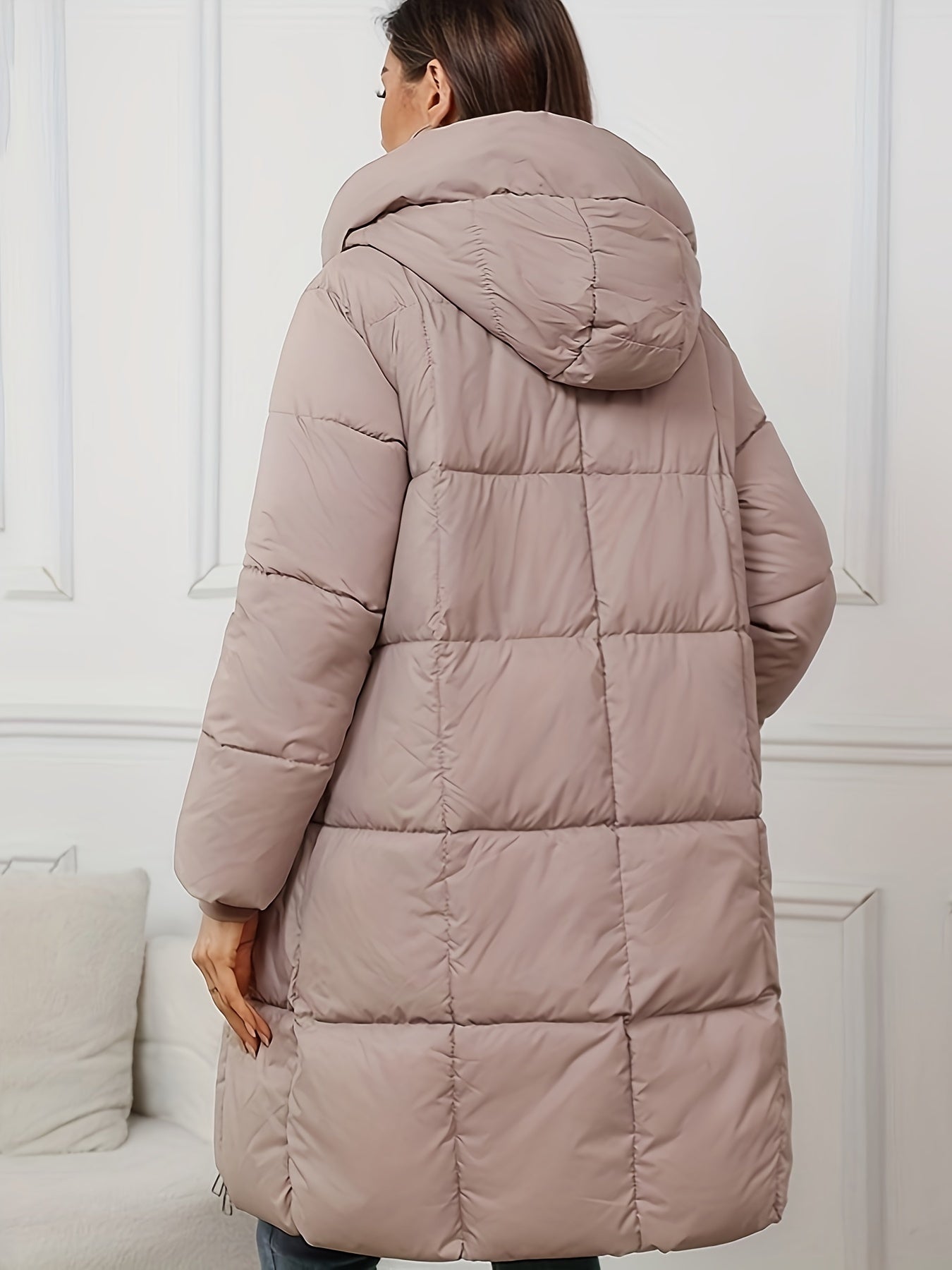 Rosalie | Mid Length Hooded Puffer Jacket