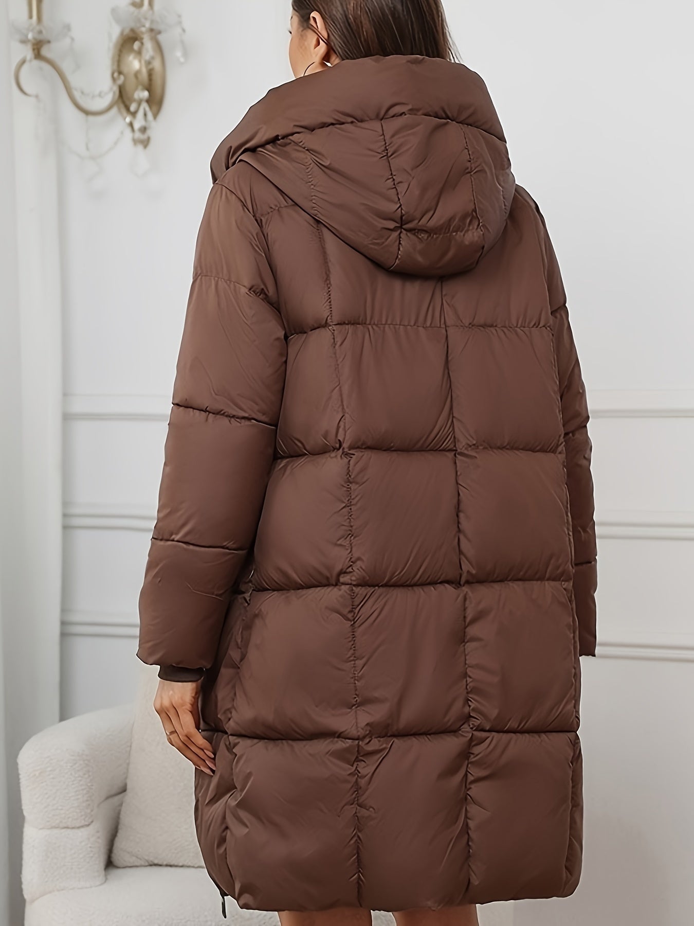 Rosalie | Mid Length Hooded Puffer Jacket