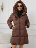 Rosalie | Mid Length Hooded Puffer Jacket