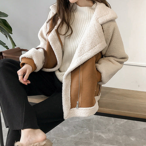 Adeline | Warm Faux Shearling Coat