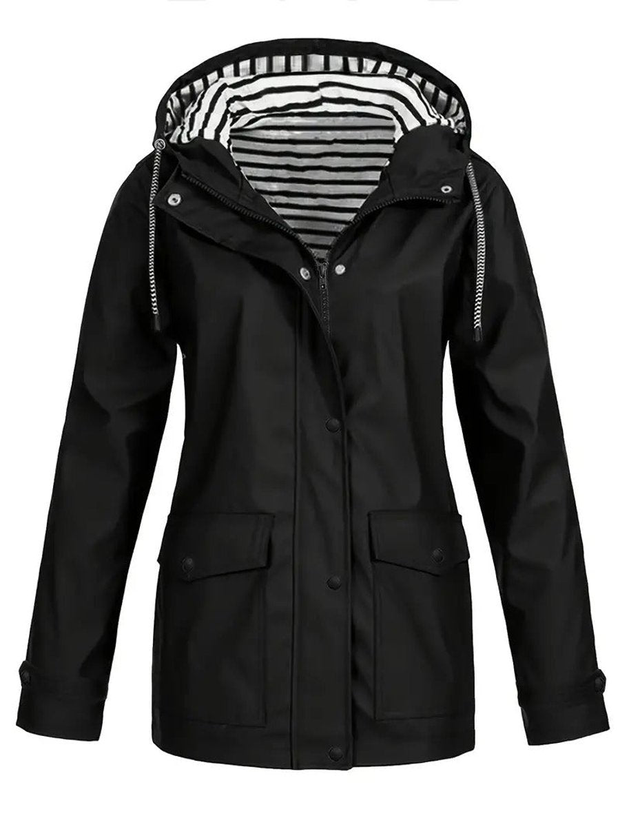Emily | Hooded Waterproof Rain Coat