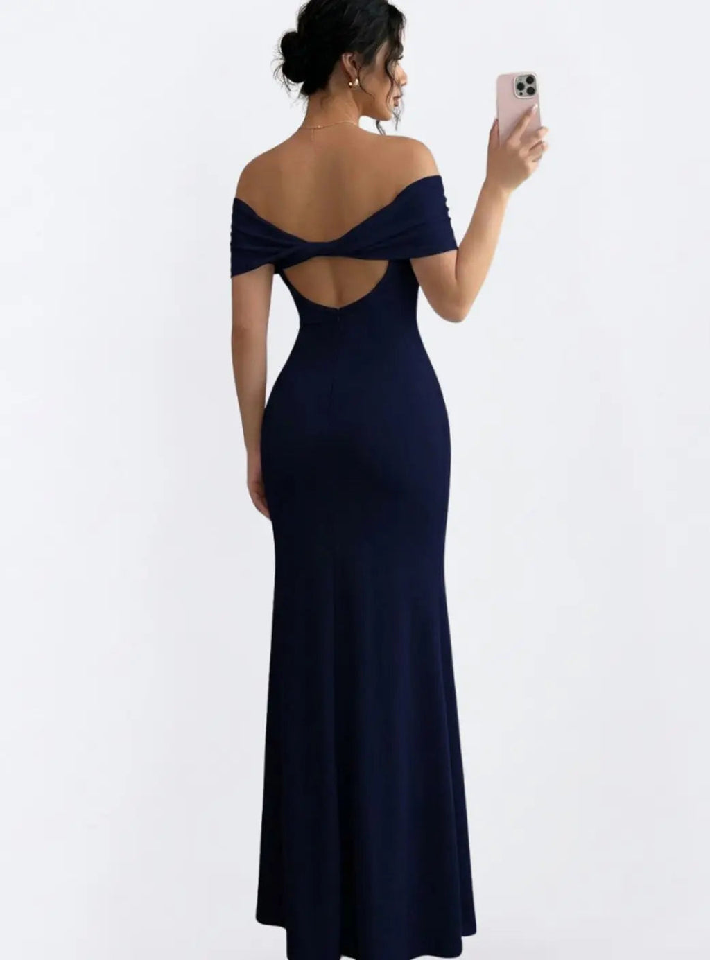 Sophie | Women's Off-Shoulder Bodycon Maxi Cocktail Dress Twist Back
